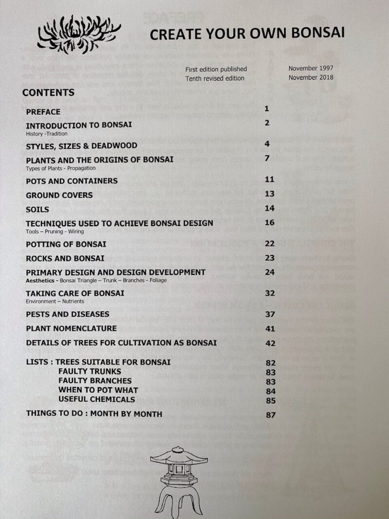 Create Your Own Bonsai Manual