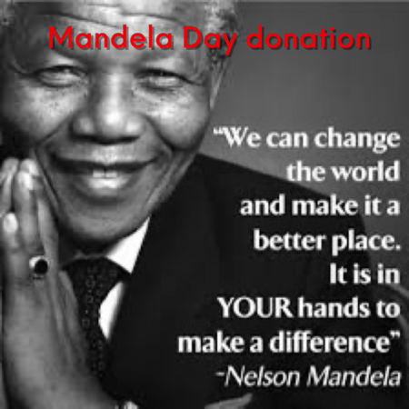 Mandela Day donation